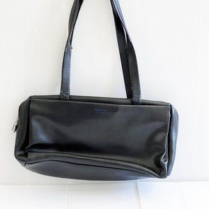 Mandarina Duck Black Leather Purse + Dustbag